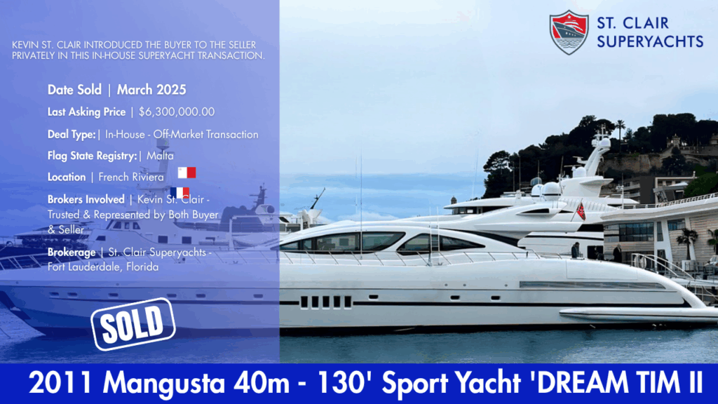 Florida Superyacht Brokers - St Clair Superyacht - Kevin St Clair