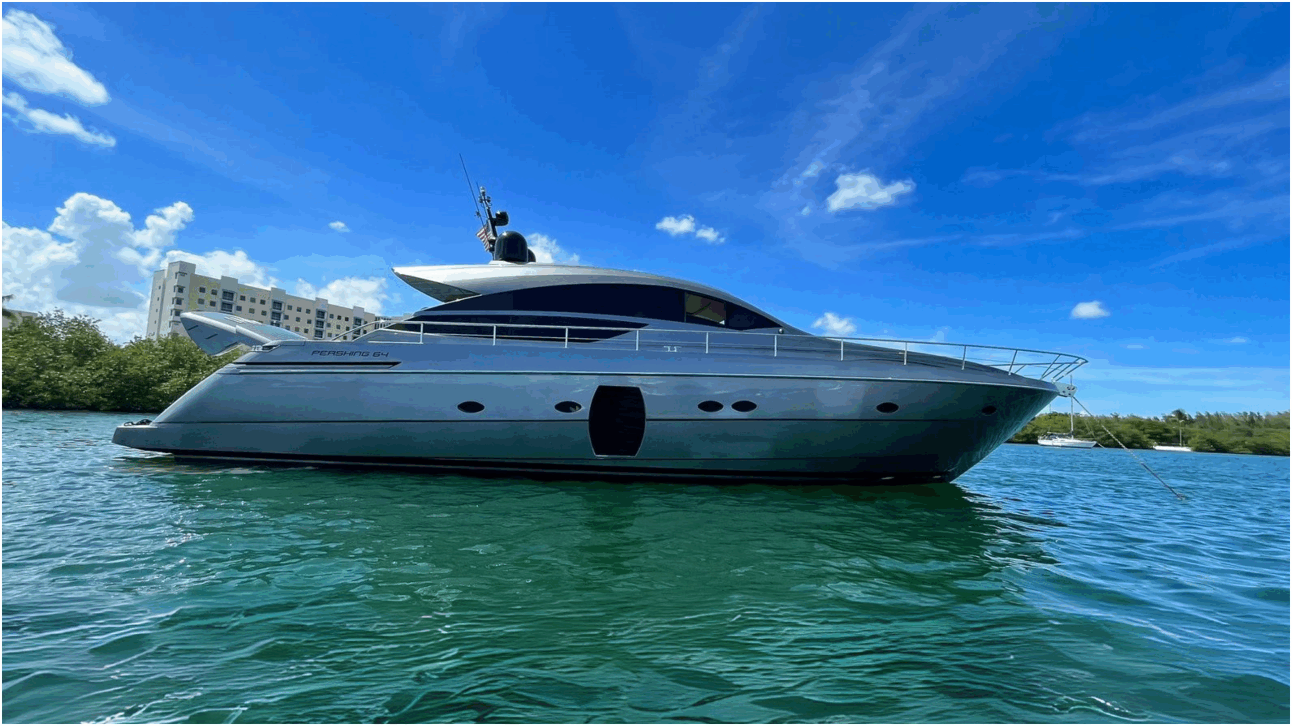 Pershing yacht sold by Kevin St. Clair