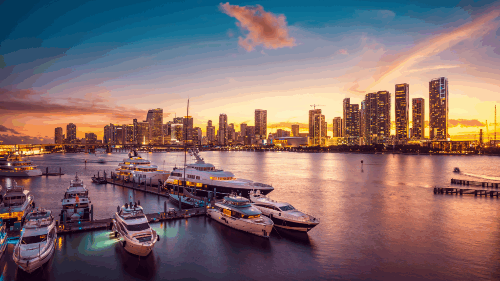 Miami, Florida - Luxury Yacht Charter Services - St. Clair Superyachts - Kevin St Clair